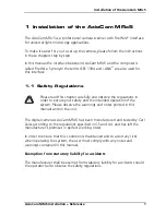 Preview for 9 page of Zeiss AxioCam MRc5 Installation Reference Manual
