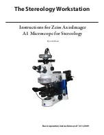 Preview for 1 page of Zeiss AxioImager A1 Basic Operation Instructions