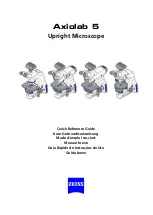 Zeiss Axiolab 5 Quick Reference Manual предпросмотр