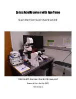 Preview for 1 page of Zeiss AxioObserver Quick Start Manual