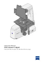 Preview for 1 page of Zeiss Axiovert 5 digital Instruction Manual