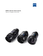Preview for 1 page of Zeiss Cinema Zoom 15-30 Change Instructions