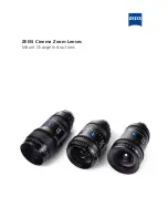 Предварительный просмотр 1 страницы Zeiss Cinema Zoom 15-30 Change Instructions