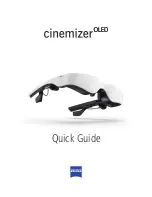 Preview for 1 page of Zeiss Cinemizer Quick Manual