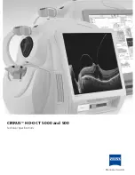 Preview for 1 page of Zeiss CIRRUS HD-OCT 500 Technical Specifications