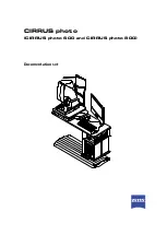 Предварительный просмотр 1 страницы Zeiss CIRRUS photo 600 Manual