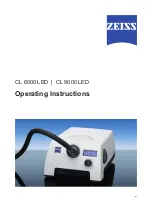 Предварительный просмотр 21 страницы Zeiss CL 6000 LED Operating Instructions Manual