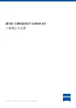 Preview for 38 page of Zeiss CONQUEST GAVIA 85 Instructions For Use Manual