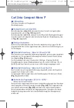 Preview for 5 page of Zeiss Conquest MiniQuick T Series Instructions For Use Manual