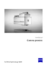 Zeiss Corona process User Manual preview