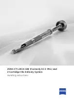 Zeiss CT LUCIA 621P Handling Instructions предпросмотр