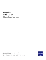Предварительный просмотр 153 страницы Zeiss DTI 3/25 User Manual