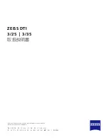 Preview for 185 page of Zeiss DTI 3/25 User Manual