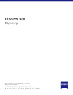 Предварительный просмотр 73 страницы Zeiss DTI 3/35 Instructions For Use Manual