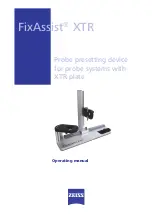 Preview for 1 page of Zeiss FixAssist XTR Operating Manual