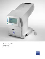 Предварительный просмотр 1 страницы Zeiss Humphrey FDT 710 User Manual