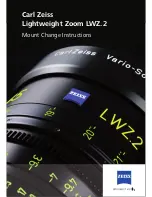 Zeiss Lightweight Zoom LWZ.2 Manual предпросмотр