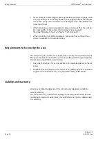 Предварительный просмотр 18 страницы Zeiss OPMI Lumera i on floor stand Instructions For Use Manual