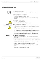 Предварительный просмотр 134 страницы Zeiss OPMI Lumera i on floor stand Instructions For Use Manual