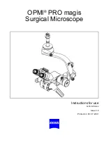 Zeiss OPMI PRO magis Instructions For Use Manual предпросмотр