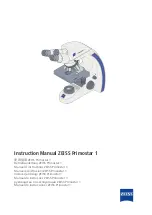 Preview for 1 page of Zeiss Primostar 1 Instruction Manual