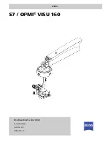 Zeiss S7 / OPMI VISU 160 Instructions For Use Manual предпросмотр