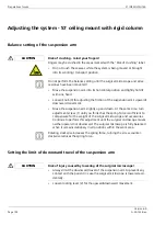 Предварительный просмотр 128 страницы Zeiss S7 / OPMI VISU 160 Instructions For Use Manual