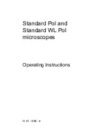 Preview for 1 page of Zeiss Standard Pol Operating Instructions Manual