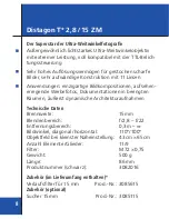 Preview for 6 page of Zeiss T* ZM-Mount Lenses Instruction Manual