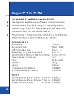 Preview for 12 page of Zeiss T* ZM-Mount Lenses Instruction Manual