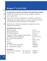 Preview for 77 page of Zeiss T* ZM-Mount Lenses Instruction Manual