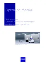 Предварительный просмотр 1 страницы Zeiss TEMPAR console Operating Manual