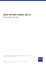Preview for 2 page of Zeiss VICTORY HARPIA 95 Instructions For Use