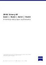 Preview for 65 page of Zeiss Victory RF 8x42 Instructions For Use Manual