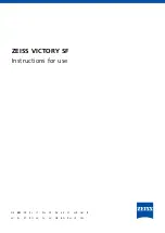 Предварительный просмотр 4 страницы Zeiss VICTORY SF Instructions For Use Manual