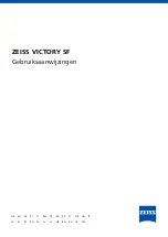 Preview for 16 page of Zeiss VICTORY SF Instructions For Use Manual