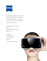 Предварительный просмотр 15 страницы Zeiss VR ONE Plus Manual