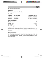 Preview for 9 page of Zeitlos 266EX341820HD Manual