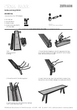 ZEITRAUM CENA BANK Assembly Instructions предпросмотр