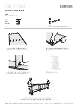 Preview for 2 page of ZEITRAUM KIN LONG Assembly Instruction