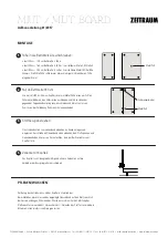 ZEITRAUM MIUT Assembly Instructions предпросмотр