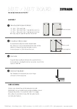 Предварительный просмотр 2 страницы ZEITRAUM MIUT Assembly Instructions