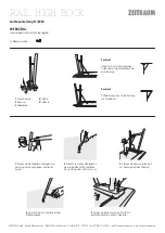 ZEITRAUM RAIL HIGH TRESTLE Assembly Instructions предпросмотр