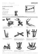 Предварительный просмотр 2 страницы ZEITRAUM RAIL Snack Assembly Instructions