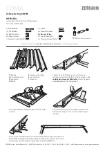 Предварительный просмотр 1 страницы ZEITRAUM YOMA Assembly Instructions