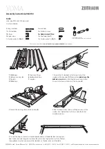 Предварительный просмотр 3 страницы ZEITRAUM YOMA Assembly Instructions