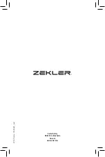 Preview for 100 page of ZEKLER Sonic 540 User Manual