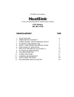 Preview for 2 page of ZEKS HeatSink 200HSG Technical Manual