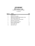 Предварительный просмотр 2 страницы ZEKS HYDRONIX 20MPS Technical Manual