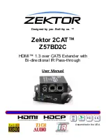 Preview for 1 page of Zektor 2CAT Z57BD2C User Manual